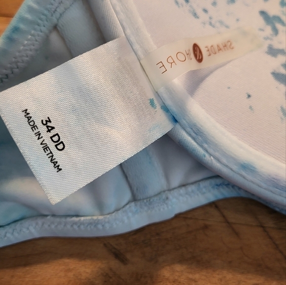 Sun & Shade Tie Dye Push Up Swim Bikini Top Size 34DD - Picture 6 of 8